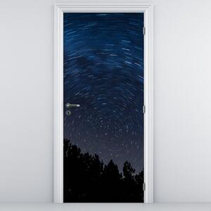 Fototapeta na dvere - Nočná obloha (95x205cm)