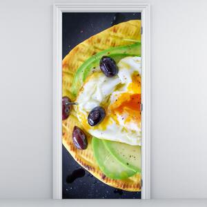 Fototapeta na dvere - Zdravé palacinky (95x205cm)