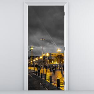Fototapeta na dvere - Ruský bicykel v šere (95x205cm)