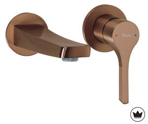 Podomietková umývadlová batéria REA VISION Brush Copper + BOX