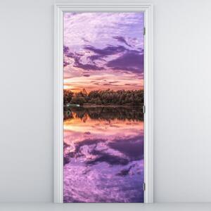 Fototapeta na dvere - Fialové nebo (95x205cm)