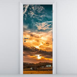 Fototapeta na dvere - Mračná (95x205cm)