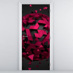 Fototapeta na dvere - 3D abstrakcia (95x205cm)