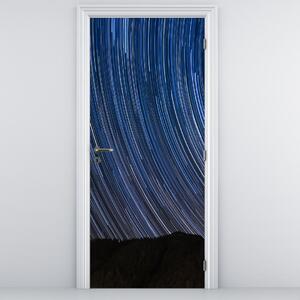 Fototapeta na dvere - Nočné hviezdy a obloha (95x205cm)