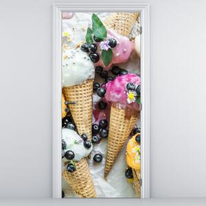 Fototapeta na dvere - Zmrzliny (95x205cm)