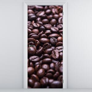 Fototapeta na dvere - Kávové zrná (95x205cm)
