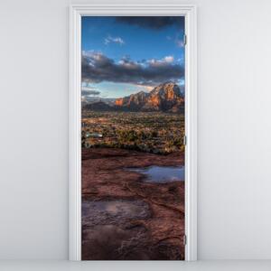 Fototapeta na dvere - Hory (95x205cm)