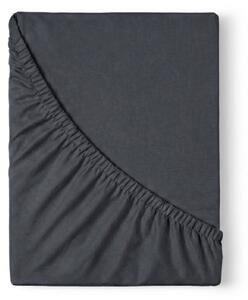 Kvalitex Jersey plachta tmavo sivá 90x200cm
