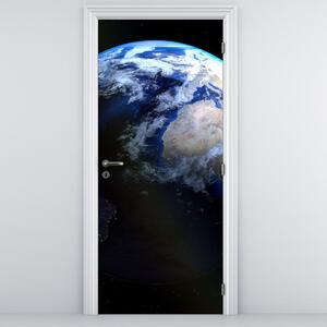 Fototapeta na dvere - Planéta Zem (95x205cm)