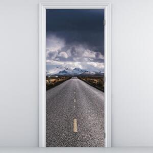 Fototapeta na dvere - Cesta v púšti (95x205cm)