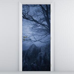 Fototapeta na dvere - Temný les (95x205cm)