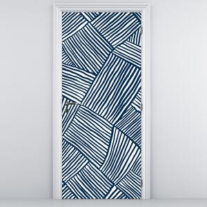 Fototapeta na dvere - 3D línia (95x205cm)