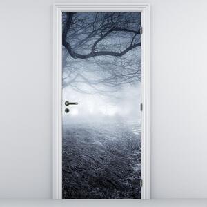 Fototapeta na dvere - Cesta v hmle (95x205cm)
