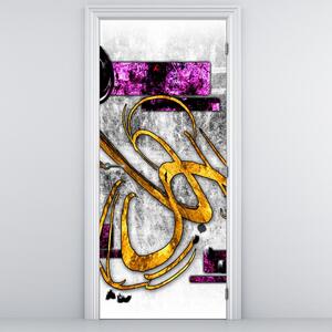 Fototapeta na dvere - Abstrakcia (95x205cm)