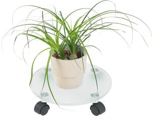 POJ. PODSTAVEC POD KVETINÁČ sklo, 30/7,5/30 cm Boxxx - Kvety & kvetináče