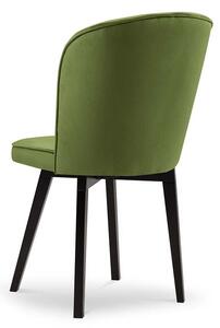 Zelená Zamatová stolička Skarn MICADONI HOME