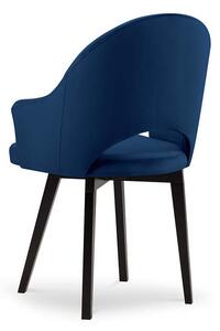 Modrá Zamatová stolička Gabro MICADONI HOME