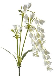 Dekorácia biela umelá kvetina zvonček Bells Bouquet - 15*6*80 cm - Clayre & Eef