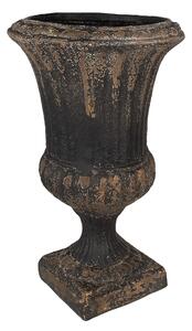 Granitový antik kvetináč v barokovom štýle Baroque - Ø 33*52 cm - Clayre & Eef