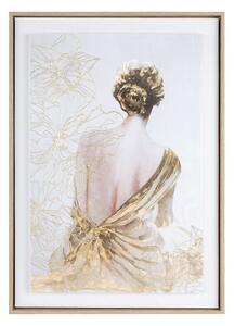 Dekorstudio Obraz na plátne v ráme 50x70 cm – krémový