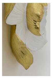 KARE DESIGN Sada 2 ks – Dekorácia na stenu Orchid – biela, 44 cm 44,3 × 40,1 × 12 cm