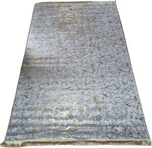 HU Sivo-zlatý moderný koberec Parys Sivé Zlato Rozmer: 50x80 cm