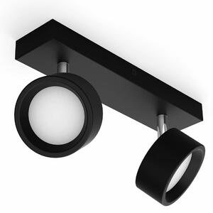 Stropné Lampa Philips, Bracia, Čierna, Obývacia izba, Kov, Moderný