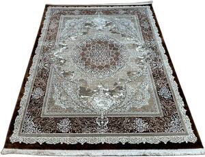 HU Hnedý vintage koberec Luxess 27257-Brown Rozmer: 60x110 cm