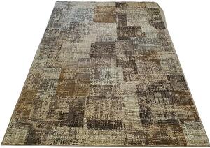 HU Sivý linkovaný koberec Luxess 33-Grey Rozmer: 60x110 cm