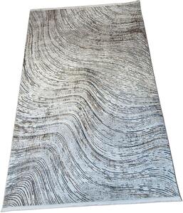 HU Sivo-modrý moderný koberec Luxess 31331-Blue Rozmer: 60x110 cm