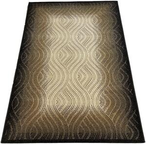 HU Béžový,hnedý moderný koberec Lagos 29-Beige Rozmer: 60x100 cm