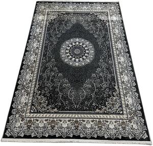 HU Sivý orientálny koberec King29033-Antracite Rozmer: 80x150 cm