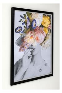 KARE DESIGN Obraz s rámom Flower Lady Pastel 152x117 cm 117 × 154 cm