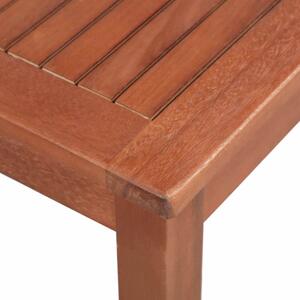 Záhradný stôl 80x80 cm z akáciového dreva Dekorhome Sivá