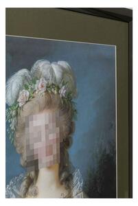 KARE DESIGN Obraz s rámom Incognito Countess 112x82 cm 111,6 × 81,6 × 4,7 cm