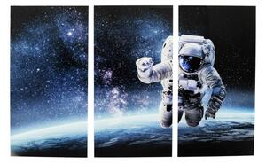 KARE DESIGN Obraz Triptychon Man in Space 160 × 240 cm