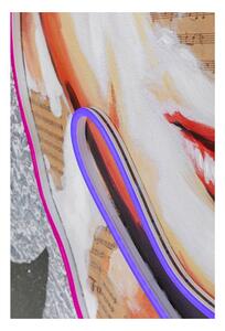 KARE DESIGN Obraz s ručnými ťahmi Touched Idol James Neon 160×80 cm 160 × 80 × 3,5 cm