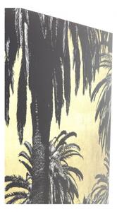 KARE DESIGN Sklenený obraz Metallic Palms 120×180 cm 120 × 180 cm