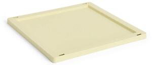 HAY Plastové veko Colour Crate Medium Square/Cube, light yellow