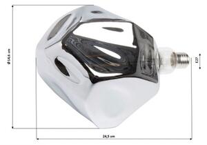 KARE DESIGN Sada 3 ks – Žiarovka Pebble LED 24,5 × 14,6 × 14,6 cm