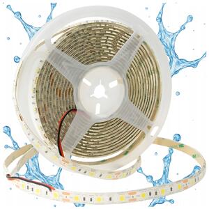 ECOLIGHT LED pásik - SMD 5050 - 5m - 60LED/m - 14,4W/m - IP65 - neutrálna biela