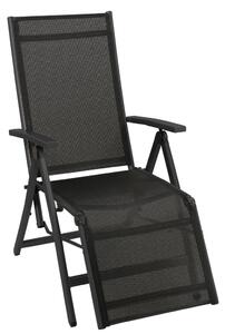 Doppler ACTIVE relaxačné záhradné kreslo antracit Doppler