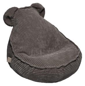 Sedací vak s uškami Teddy Aesthetic Brown