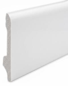 GGD Podlahová lišta HDPS 7cm biela šikmá