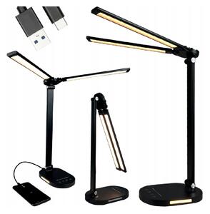 BERGE LED dvojitá stolná lampa 8W - BRUSEL