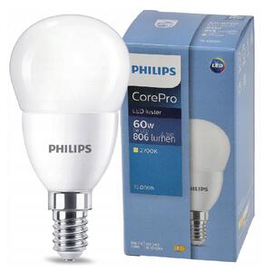 PHILIPS LED žiarovka CorePro - E14 - 7W - 806lm - 2700K