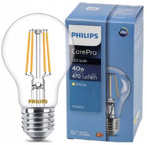 PHILIPS LED žiarovka filament - E27 - 7W - 806lm - 2700K