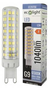 ECOLIGHT LED žiarovka G9 - 12W - 1080lm - 6500k - studená biela