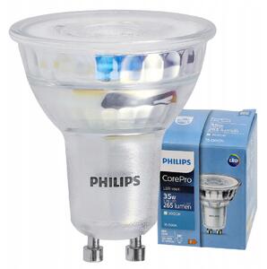 LED žiarovka Philips GU10 - 3,5 W - 255Lm 36 ° - teplá biela 3000K - CorePro Premium