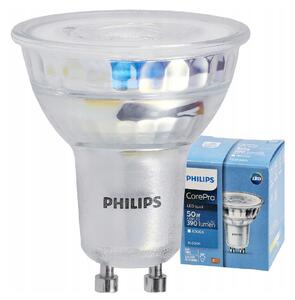 LED žiarovka Philips GU10 - 4,6 W - 390 Lm 36 ° - neutrálna biela - CorePro Premium
